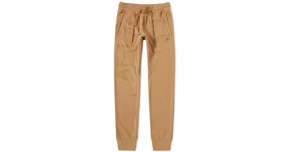 Lyst - Nike Air Force 1 Jogger in Brown for Men