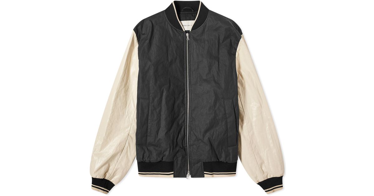 DRIES VAN NOTEN wool bomber