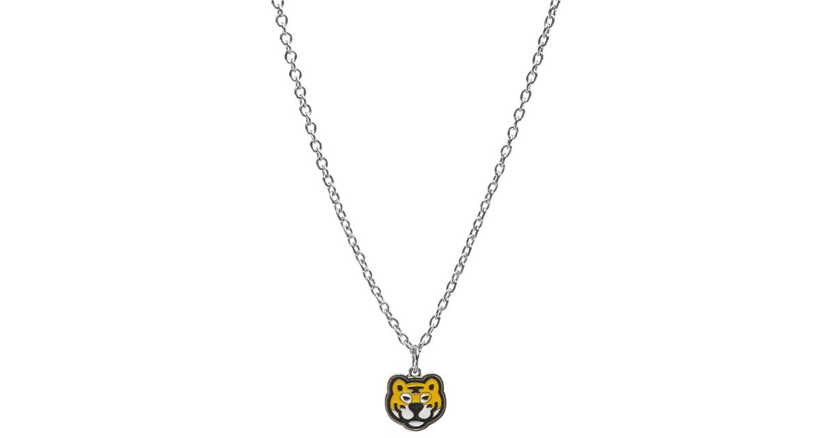 Human Made Tiger Necklace in Silver (Metallic) for Men | Lyst