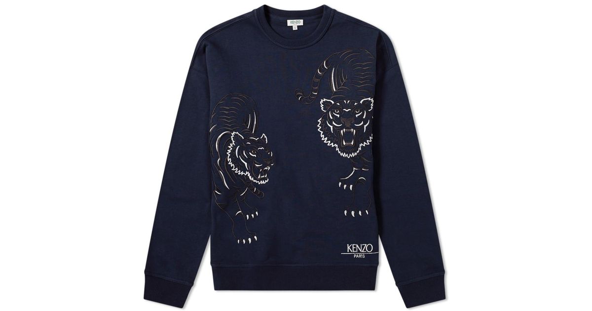 kenzo double tiger sweatshirt