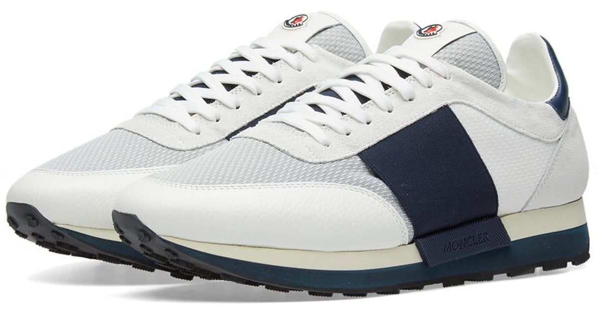 moncler suede mesh runner