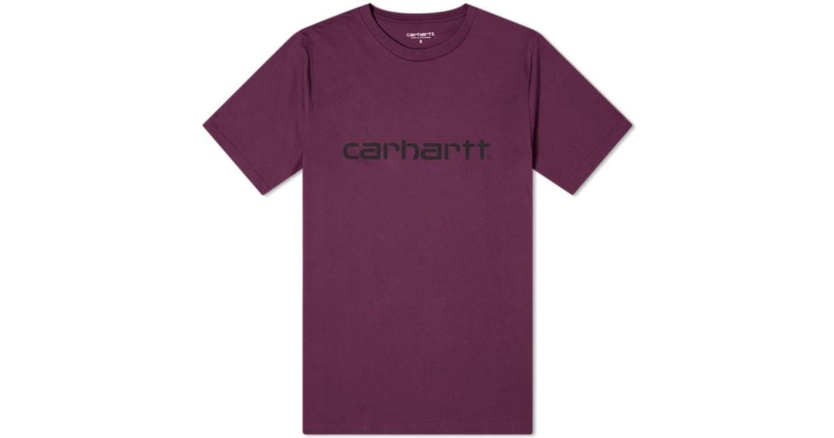 carhartt purple car t shirt