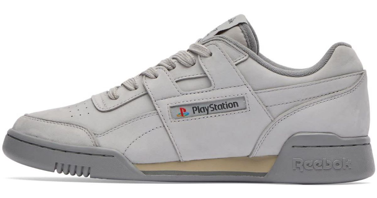 Reebok X Sony Playstation Workout Plus Sneaker in Gray for Men | Lyst