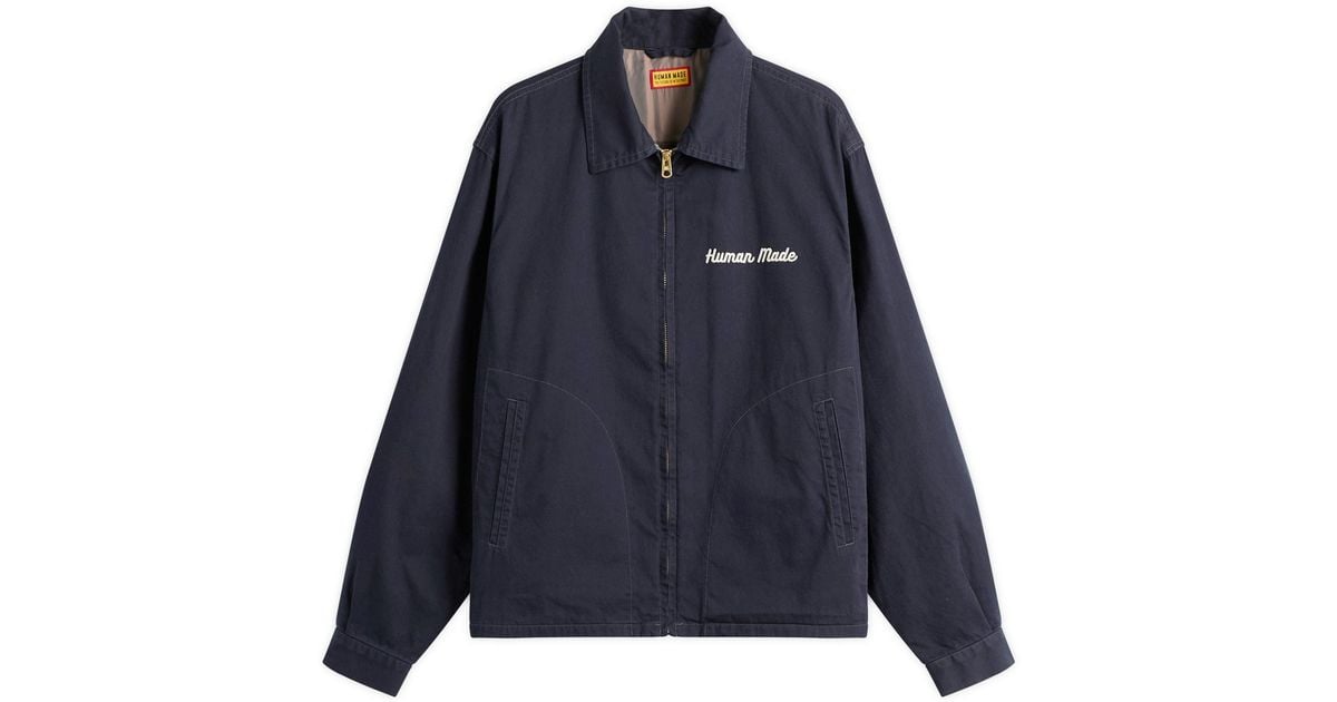 Human Made Duck Work Jacket in Blue for Men | Lyst Australia