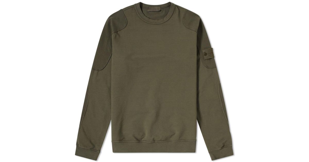 stone island ghost piece crew sweat