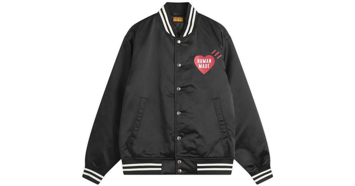 Human Made Nylon Stadium Jacket in Black for Men | Lyst Australia