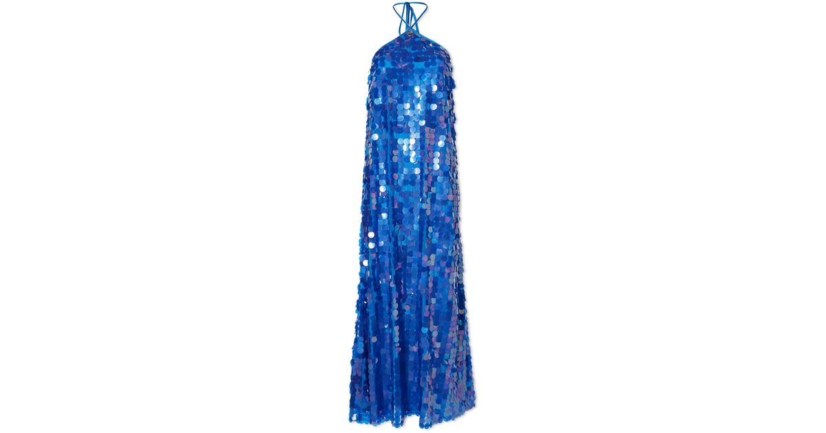 saks potts sequin dress Saks Potts Women's Polly Sequin Dress in Deep Blue Sequins Saks Potts