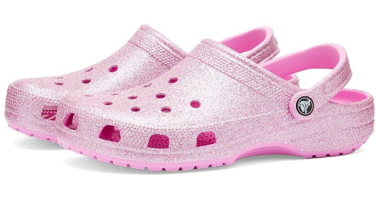 Crocs™ Classic Glitter Ii Clog in Pink | Lyst