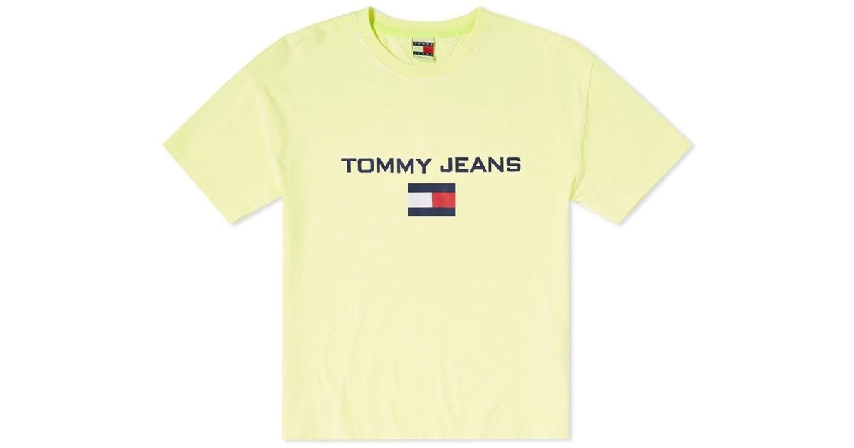 tommy hilfiger yellow shirt womens