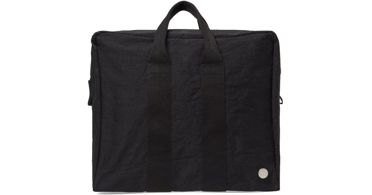Nigel Cabourn Black X Peak Performance Swedish Army Bag For Men Nigel Cabourn Black X Peak Performance Swedish Army Bag For Men