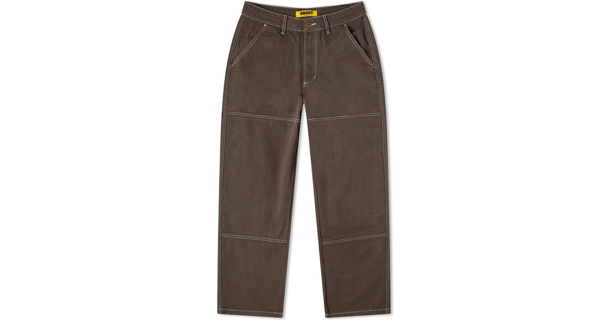 Butter Goods Double Knee Work Pant in Brown for Men Lyst