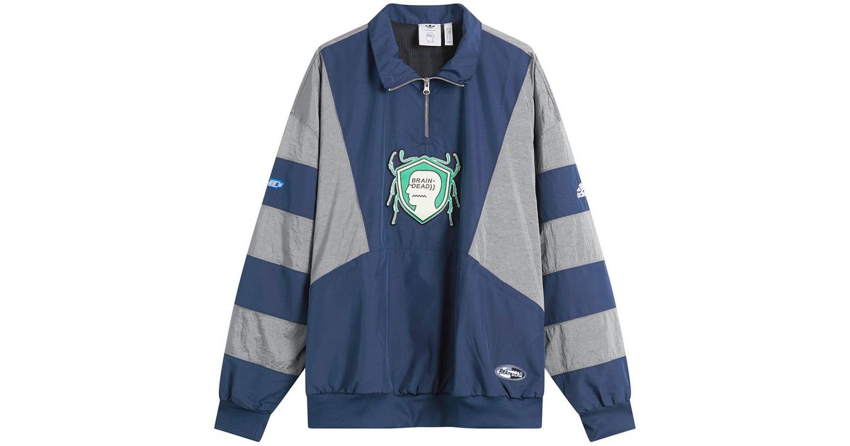 adidas X Brain Dead Track Top in Blue for Men | Lyst