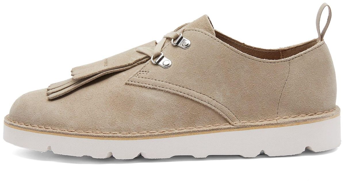 Clarks X Engineered Garments Desert Khan in Natural for Men | Lyst UK