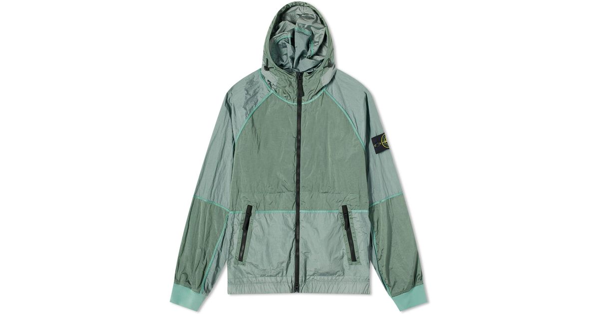 Stone Island Nylon Metal Down-TC logo-patch padded jacket - Green