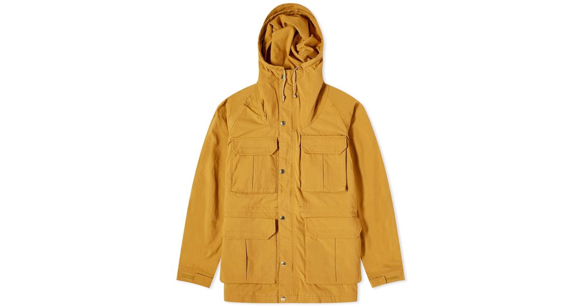 Beams Plus Nylon Mountain Parka Jacket in Yellow for Men | Lyst