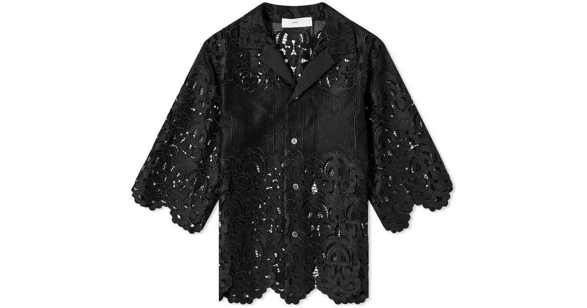 Toga Lace Shirt in Black | Lyst