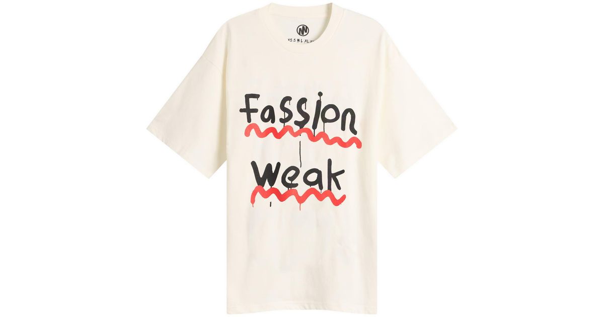 Weak Backpack Navinder Nangla Fassion Weak T-Shirt in White | Lyst