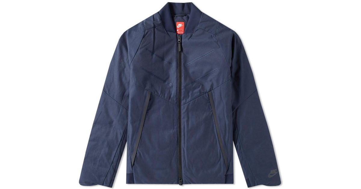 nike tech fleece aeroloft bomber