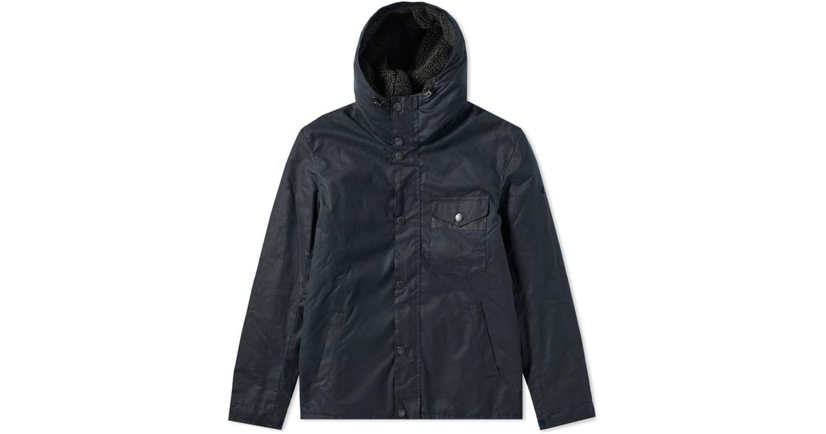 Barbour Cotton International Kevlar Wax Jacket in Blue for Men - Lyst
