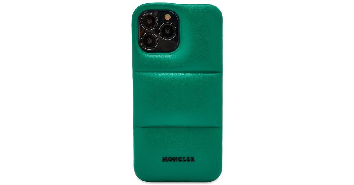 Moncler Iphone 13 Pro Max Case in Green for Men Lyst