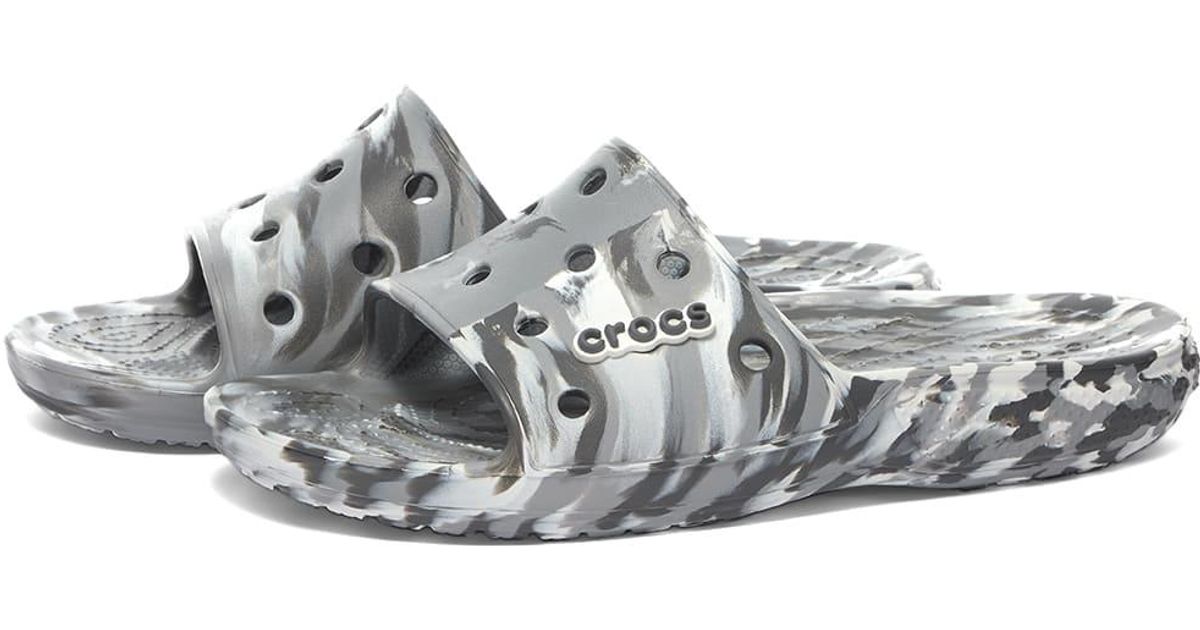 Crocs™ Classic Marbled Slide in Gray for Men Lyst