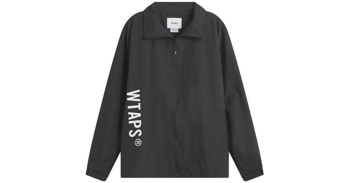 WTAPS Pertex Logo Track Jacket in Black for Men | Lyst