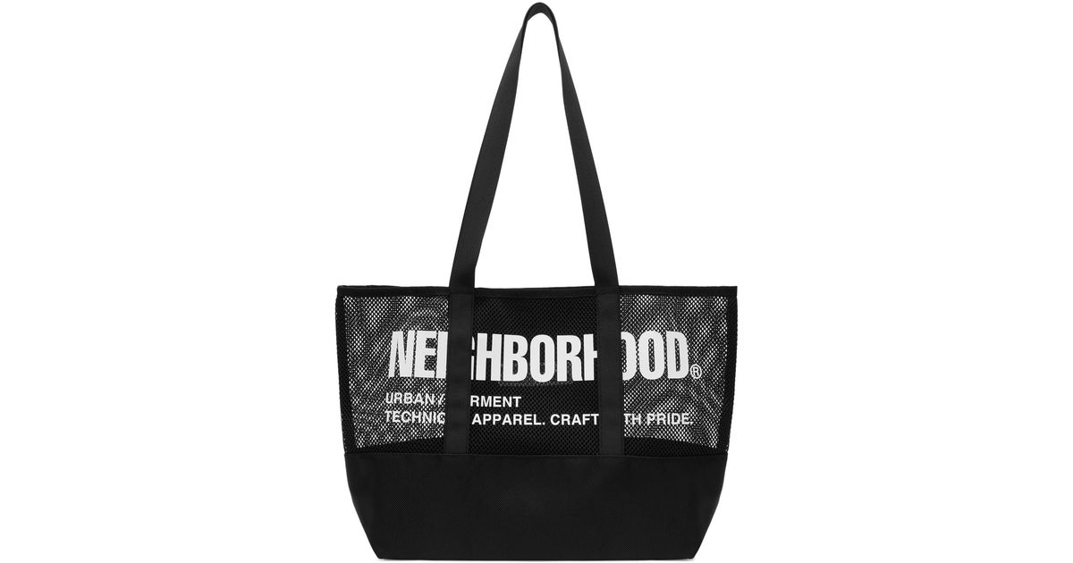 Neighborhood Mesh Tote Bag in Black for Men | Lyst UK