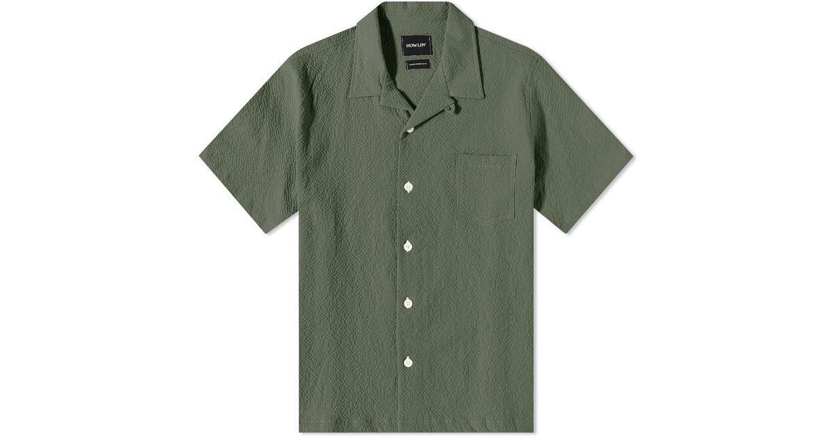 Howlin' Howlin' Cocktail Seersucker Shirt in Green for Men | Lyst