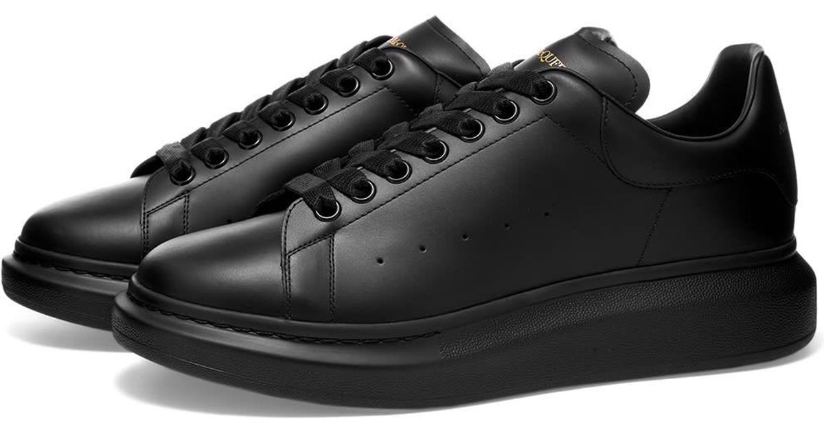 alexander mcqueen wedge sole knit sneaker