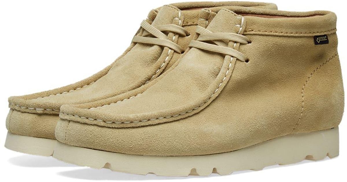 gore tex clarks wallabees