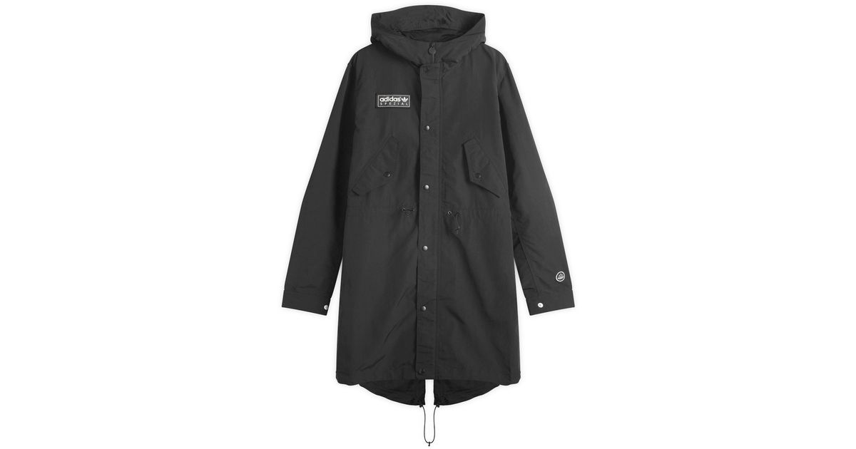 adidas Halewood Spzl Parka Jacket in Black for Men | Lyst Canada
