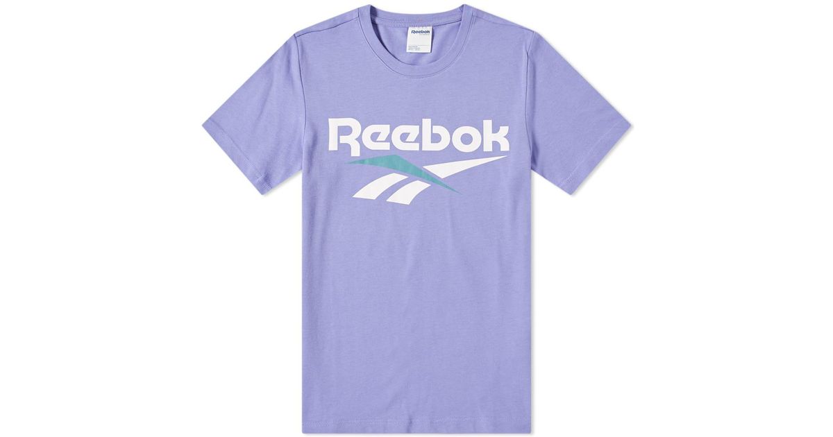 reebok purple t shirt