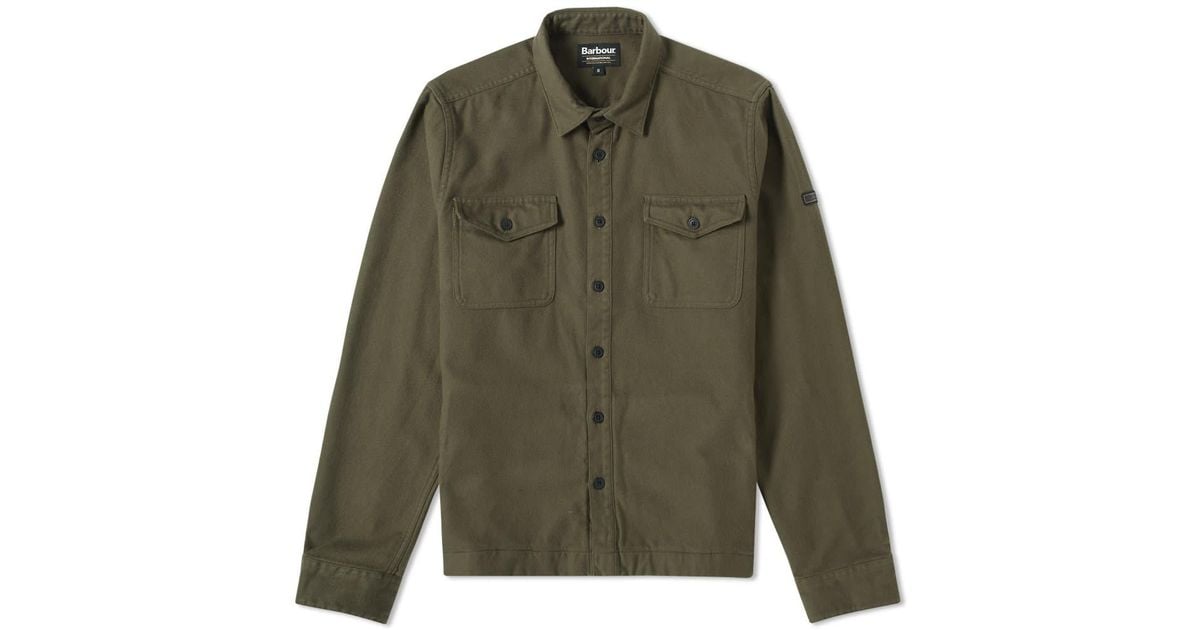 barbour skipton overshirt