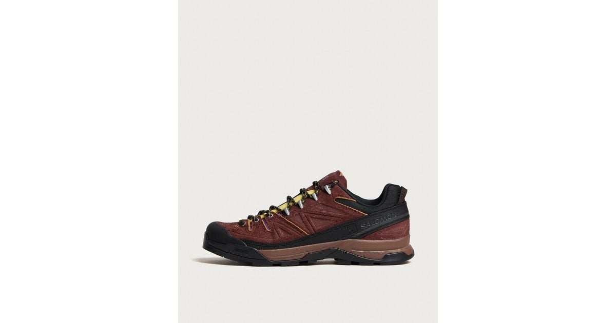 Lace Made From Roots Salomon X-Alp Expedition Sneakers in Brown for Men | Lyst