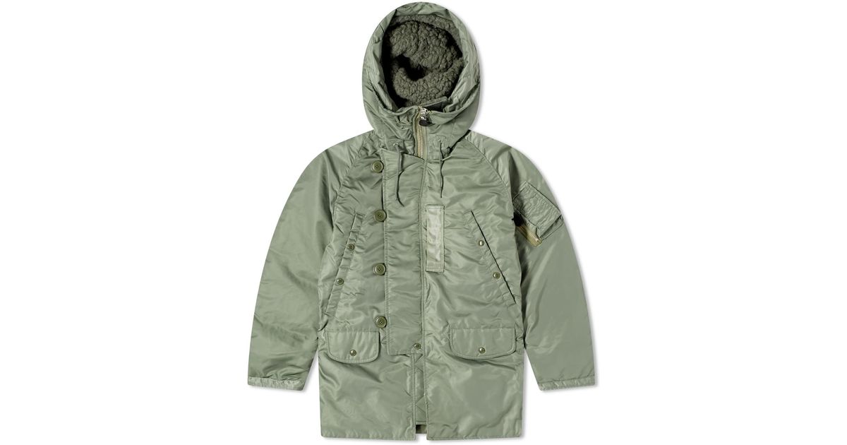 Beams Plus Mil Type N-3B Down Jacket in Green for Men | Lyst Beams Plus Mil Type N-3B Down Jacket in Green for Men | Lyst