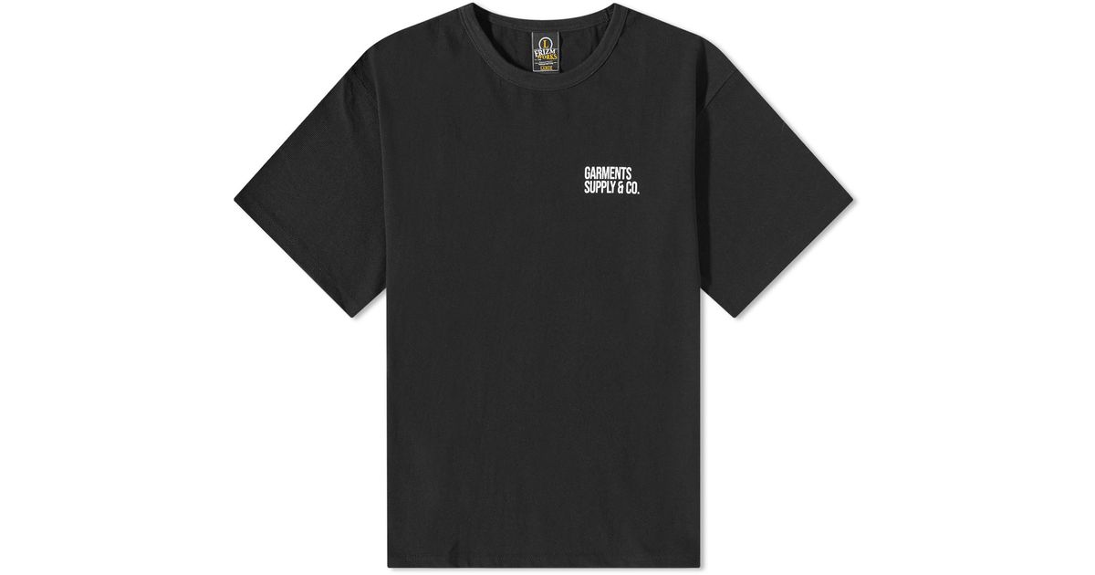 FRIZMWORKS Service Label T-shirt in Black for Men | Lyst