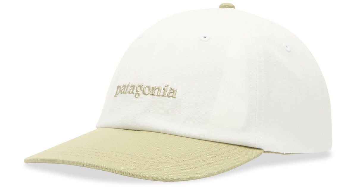Patagonia Fitz Roy Icon Trad Cap in White for Men | Lyst
