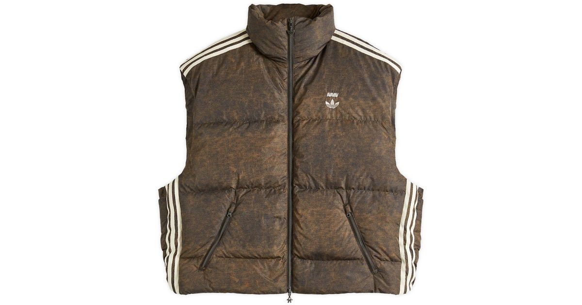adidas By Avavav Down Vest in Green | Lyst UK
