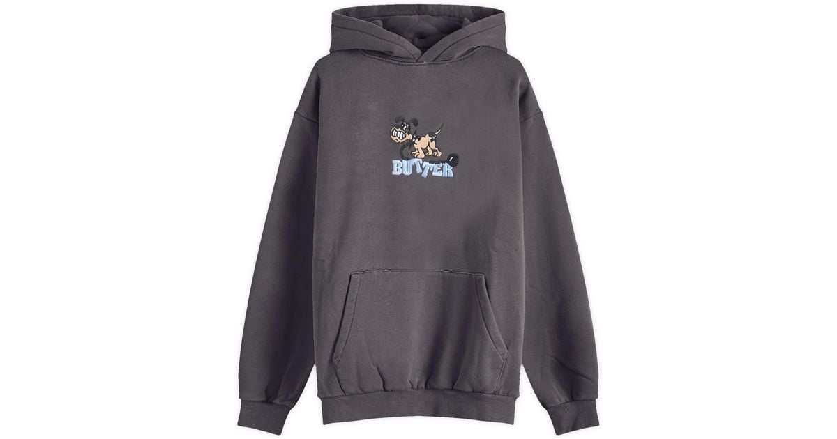 Butter Goods Unleash Hoodie in Grey for Men | Lyst Australia