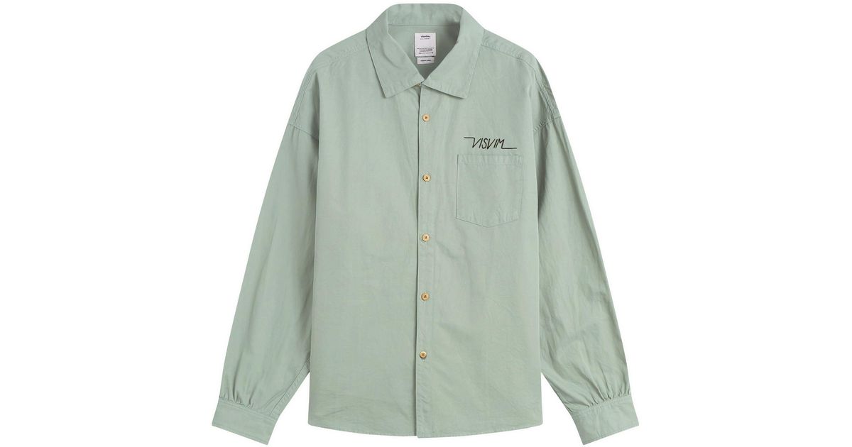 Visvim Palmer Shirt in Green for Men | Lyst