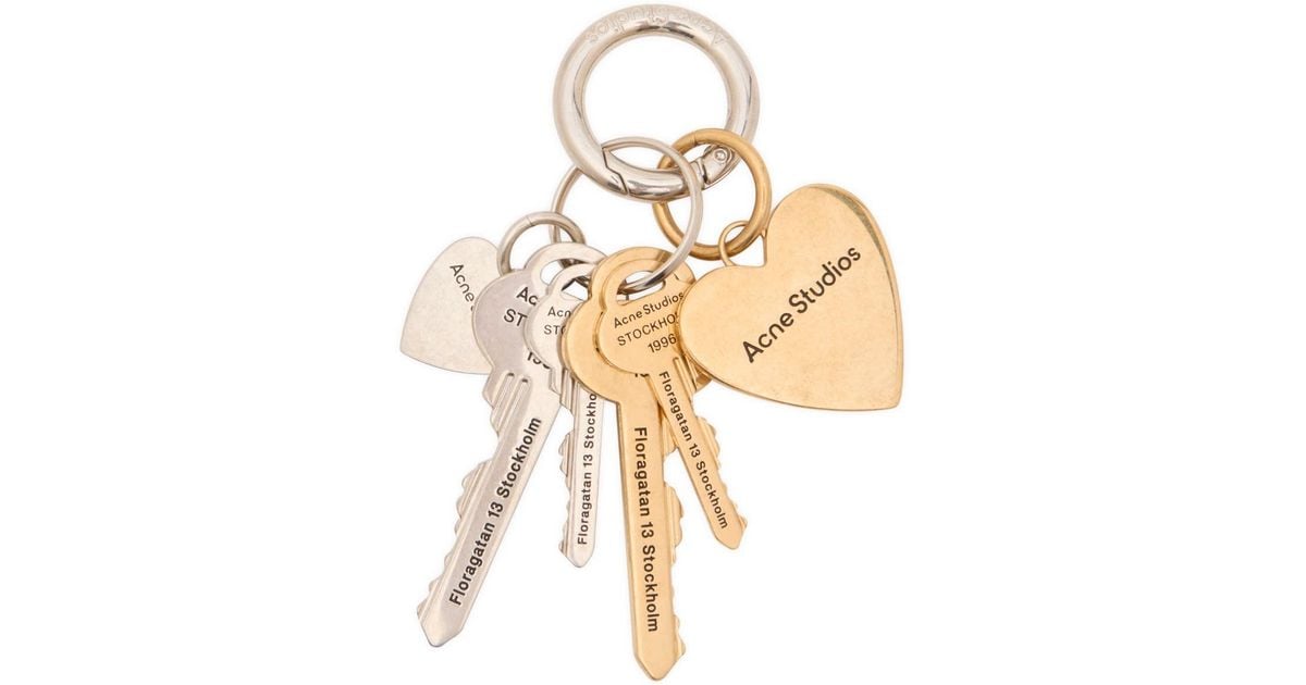 Acne Studios Multi Key Chain in Metallic for Men | Lyst