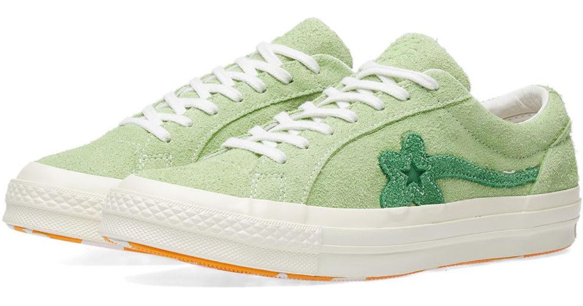 converse le fleur green