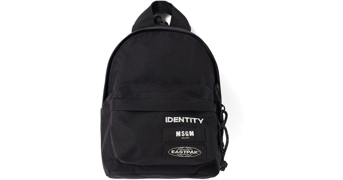 msgm eastpak backpack black