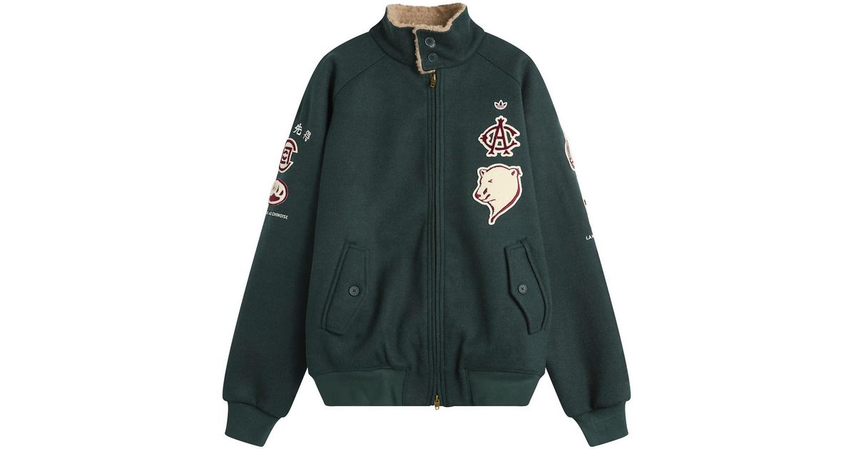 adidas X Clot Warm Up Jacket in Green for Men | Lyst Canada