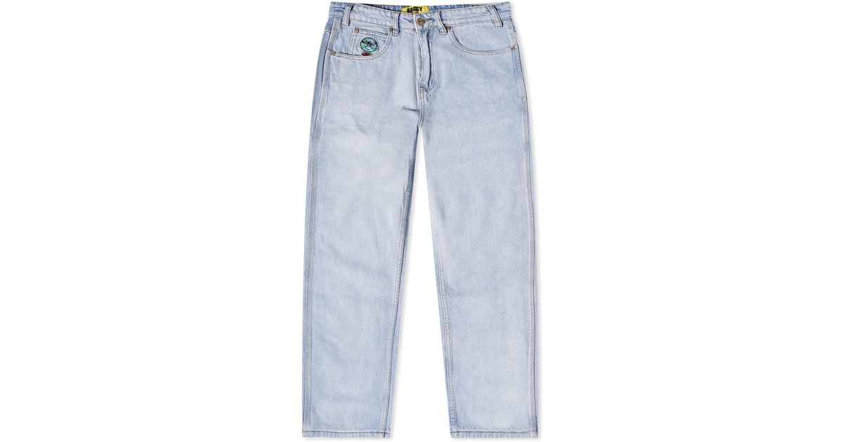 Butter Goods Blindfold Logo Denim Pant in Blue for Men Lyst