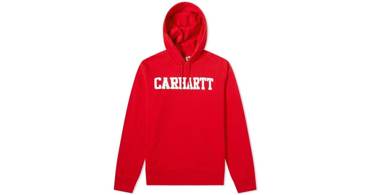 carhartt hoodie red