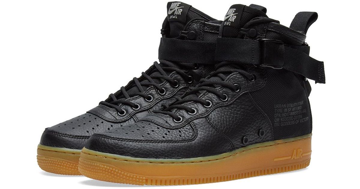 Lyst - Nike Sf Air Force 1 Mid W in Black for Men