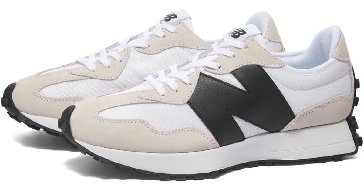 New Balance Suede Ms327cwb Sneakers in Black/White (White) for Men