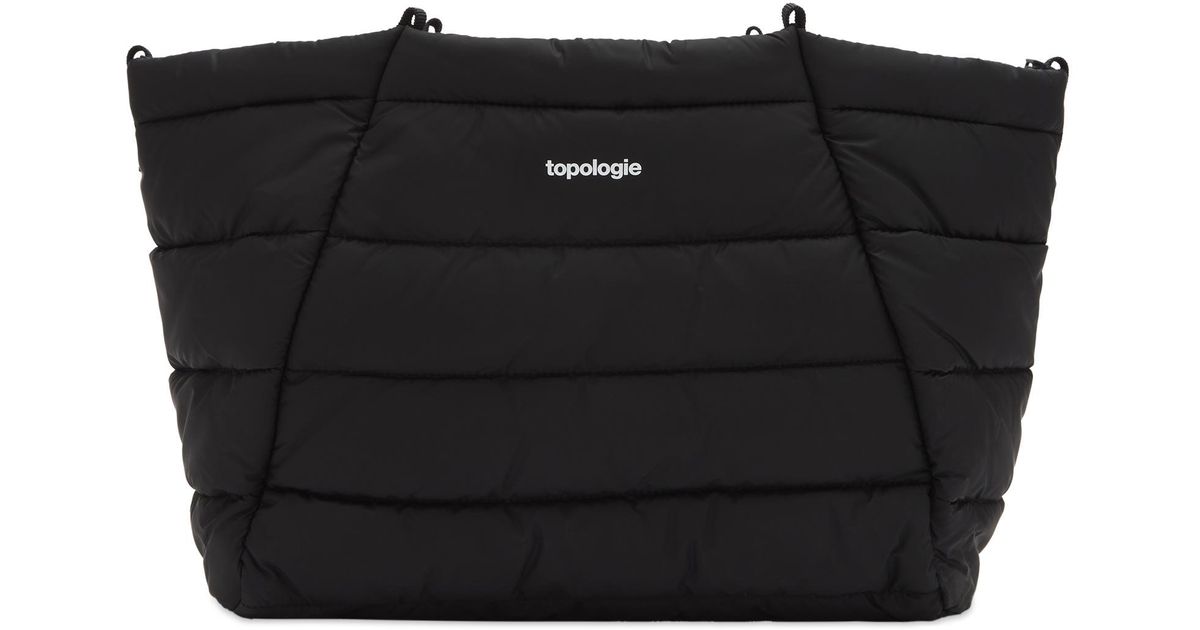 Topologie Recycled Nylon Marche Tote Bag in Black | Lyst Australia