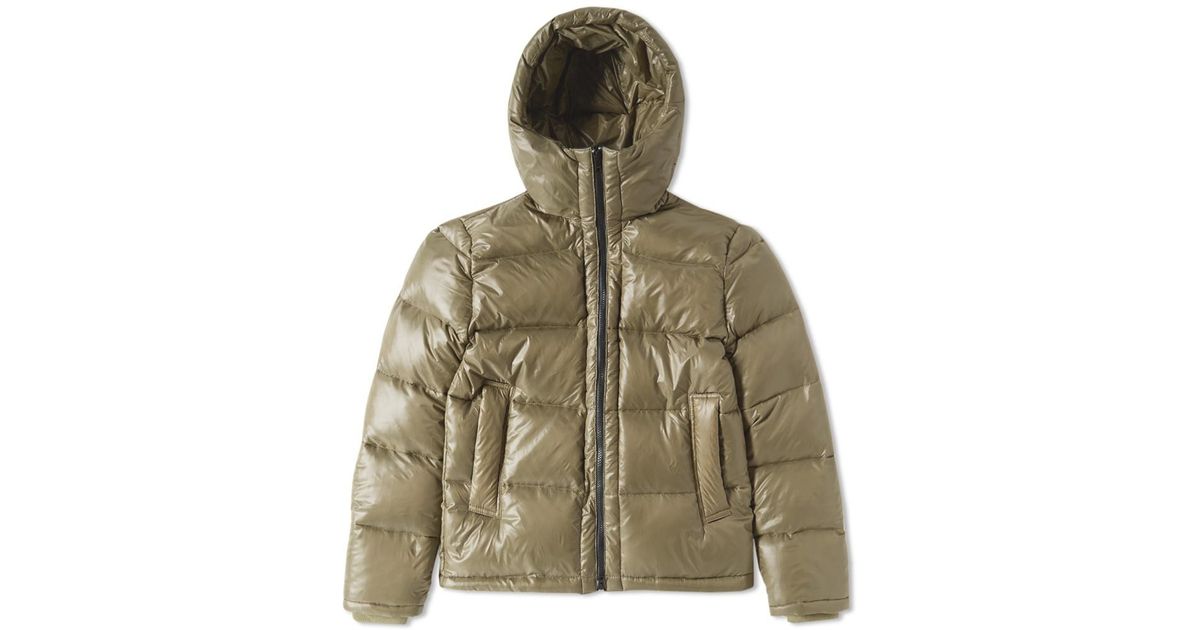 mki hooded down jacket